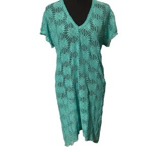 Elif For Jordan Taylor Green Bathing Suit Coverup Size Small